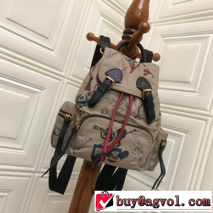 夏っぽさ新作アイテム リュック 着るだけで上品なスタイル バーバリー BURBERRY 最も目立ったブランド新品 2色選択可