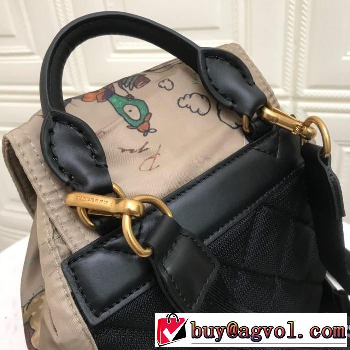 夏っぽさ新作アイテム リュック 着るだけで上品なスタイル バーバリー BURBERRY 最も目立ったブランド新品 2色選択可