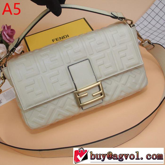 着回し力も抜群です！ フェンディ FENDI 《2019年》今、注目のストリート  レディースバッグ 多色選択可 素敵なスタイルで夏の定番