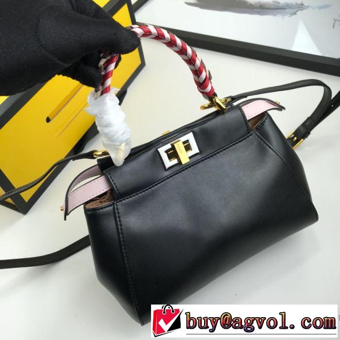 カジュアルさ フェンディ2019即旬な装いに  FENDI 多色選択可 きちんと感が抜群 きれいめ上品に レディースバッグ
