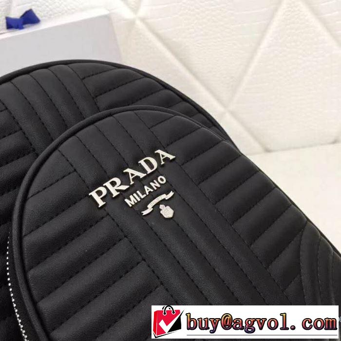 2019年最新ファッション 春夏シンプルファッションでOK！ プラダ PRADA リュック 4色可選