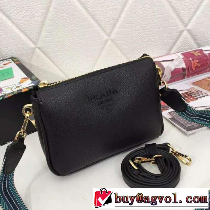 斜め掛けバッグ 4色可選 季節をまたい新作アイテム 2019夏ファション新品 プラダ PRADA