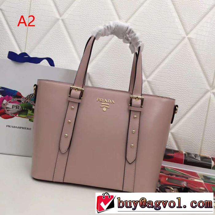 2019年春夏流行ファッション 大人の可愛さを引き立て プラダ PRADA ハンドバッグ 4色可選