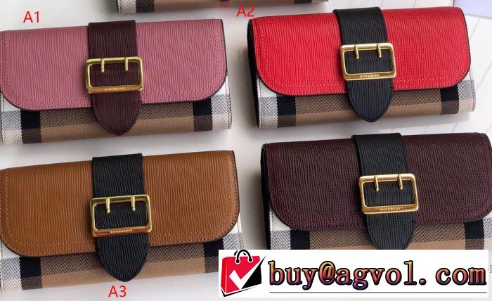今季トレンドの限定アイテム バーバリー BURBERRY 財布 4色可選 2019夏ファション新品