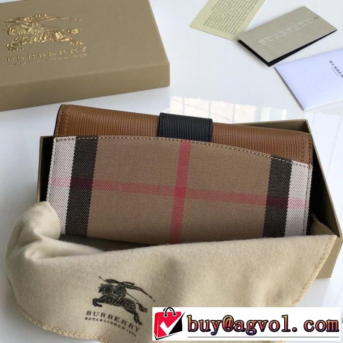 今季トレンドの限定アイテム バーバリー BURBERRY 財布 4色可選 2019夏ファション新品