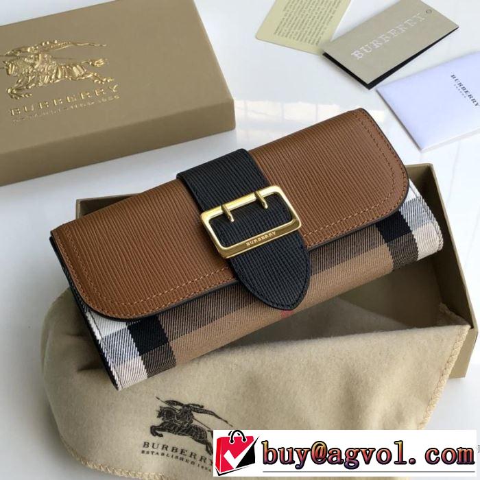今季トレンドの限定アイテム バーバリー BURBERRY 財布 4色可選 2019夏ファション新品