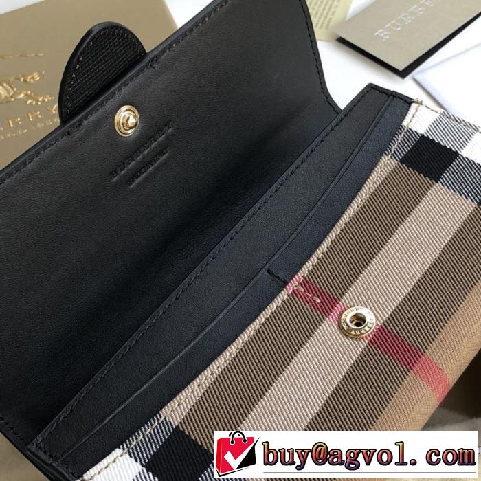 今季トレンドの限定アイテム バーバリー BURBERRY 財布 4色可選 2019夏ファション新品