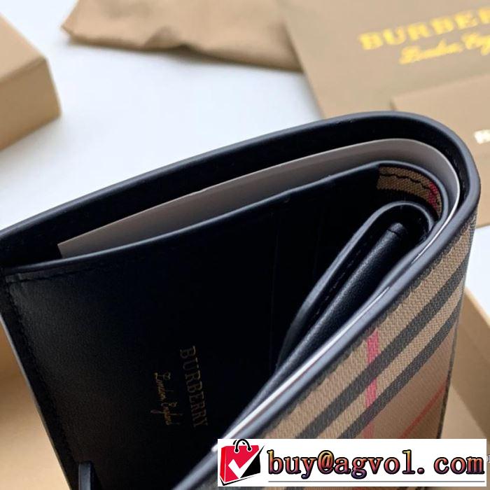 4色可選 財布 オシャレ印象で人気の高い 2019年春夏シーズンの人気  バーバリー BURBERRY
