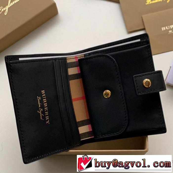 4色可選 財布 オシャレ印象で人気の高い 2019年春夏シーズンの人気  バーバリー BURBERRY