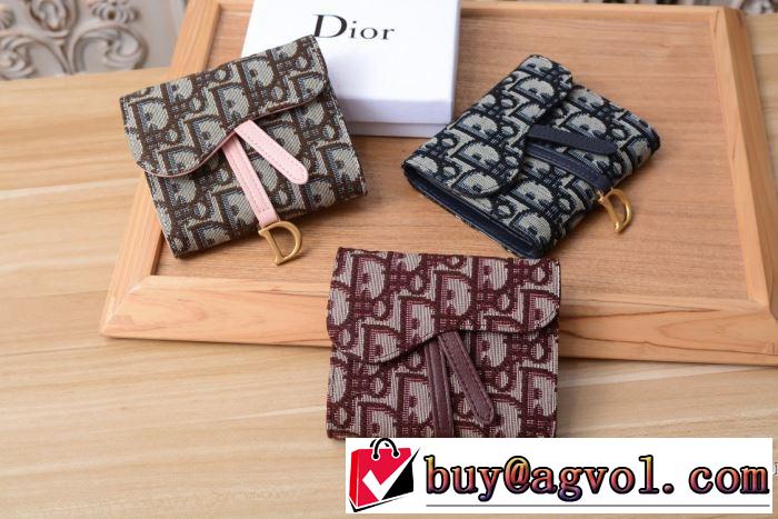 財布/ウォレット 最新秋冬トレンドをチェック！2019-20秋冬 ディオール DIOR 3色可選  絶対おさえるべきカラーと最新