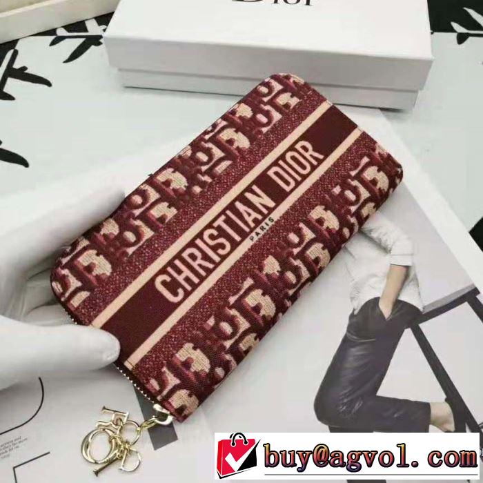 DIOR 注目の秋ファッション一番 ディオール  おしゃれに秋を迎えるために 2色可選 財布/ウォレット 2019秋冬トレンド押さえておきたい
