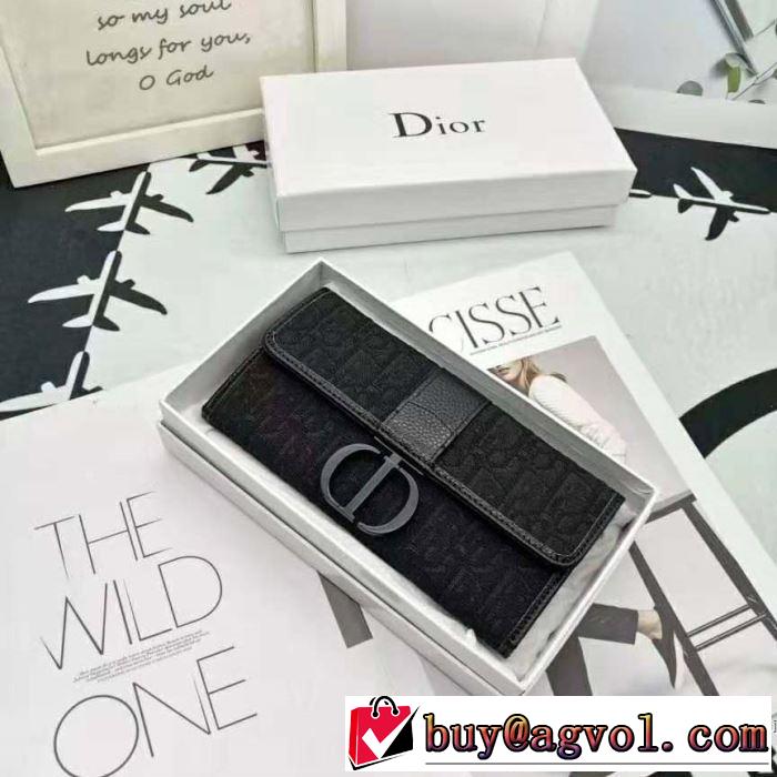 財布/ウォレット 人気ブランドの秋冬新色 ディオール DIOR 着心地もなめらかで快適 多色可選  2019トレンドカラー秋冬セール
