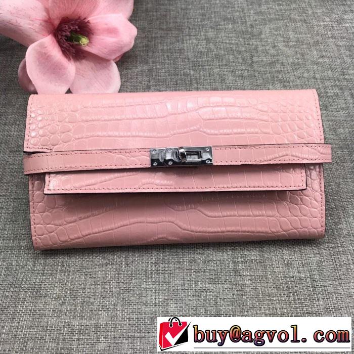 2019年春夏流行ファッション 大人の可愛さを引き立て エルメス HERMES 財布 多色可選