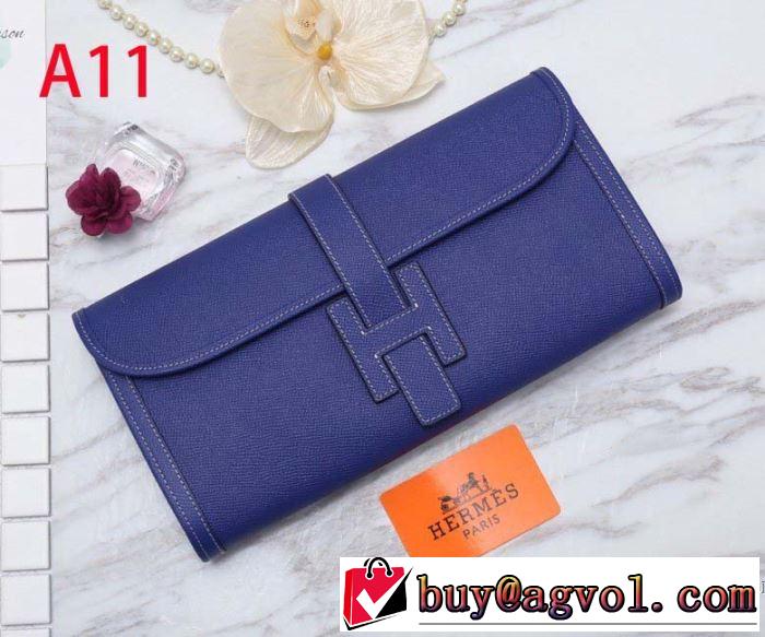 多色可選 今年注目すべき秋冬ファッション エルメス HERMES2019秋冬トレンドデザイン  財布/ウォレット人気の秋冬新作再登場
