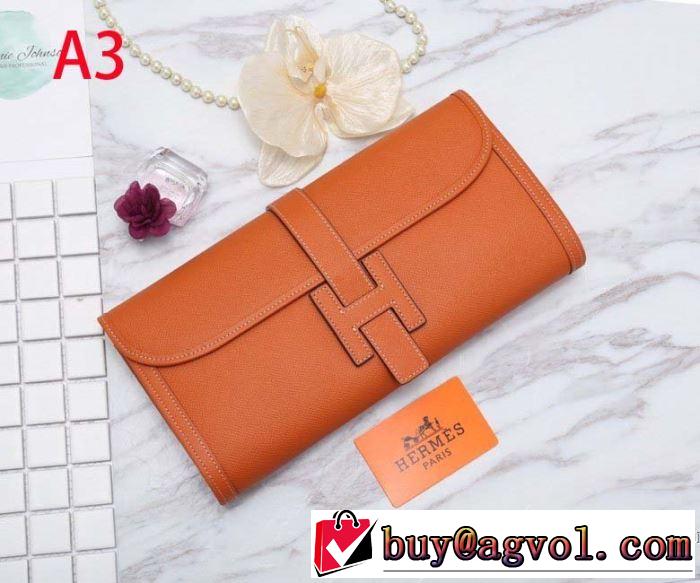 多色可選 今年注目すべき秋冬ファッション エルメス HERMES2019秋冬トレンドデザイン  財布/ウォレット人気の秋冬新作再登場