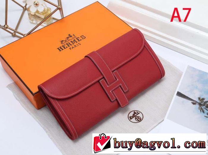 多色可選 今年注目すべき秋冬ファッション エルメス HERMES2019秋冬トレンドデザイン  財布/ウォレット人気の秋冬新作再登場
