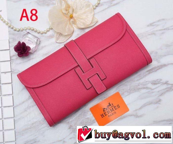 多色可選 今年注目すべき秋冬ファッション エルメス HERMES2019秋冬トレンドデザイン  財布/ウォレット人気の秋冬新作再登場