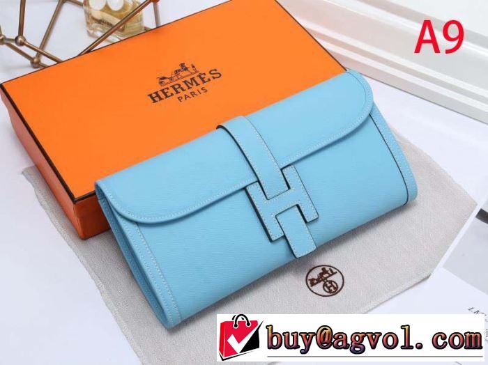 多色可選 今年注目すべき秋冬ファッション エルメス HERMES2019秋冬トレンドデザイン  財布/ウォレット人気の秋冬新作再登場