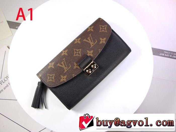 ルイ ヴィトン もちろん相性抜群 LOUIS VUITTON 速報！2019年秋ファッショントレンド 財布/ウォレット 多色可選 優しい色味がかわいい