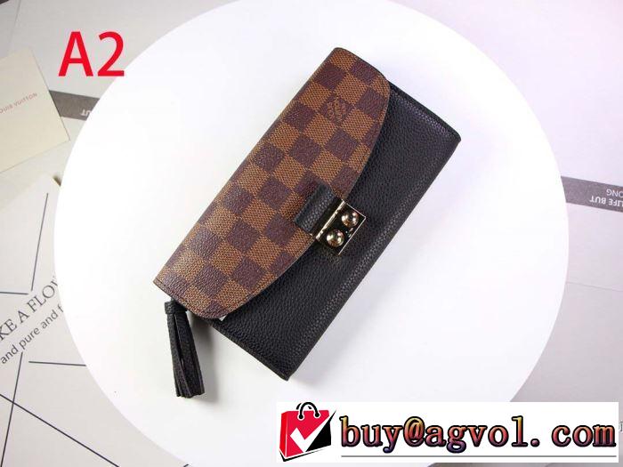 ルイ ヴィトン もちろん相性抜群 LOUIS VUITTON 速報！2019年秋ファッショントレンド 財布/ウォレット 多色可選 優しい色味がかわいい