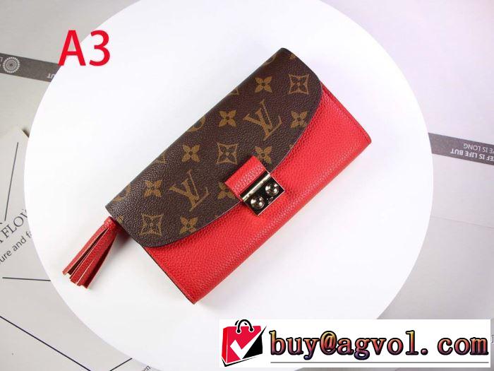 ルイ ヴィトン もちろん相性抜群 LOUIS VUITTON 速報！2019年秋ファッショントレンド 財布/ウォレット 多色可選 優しい色味がかわいい