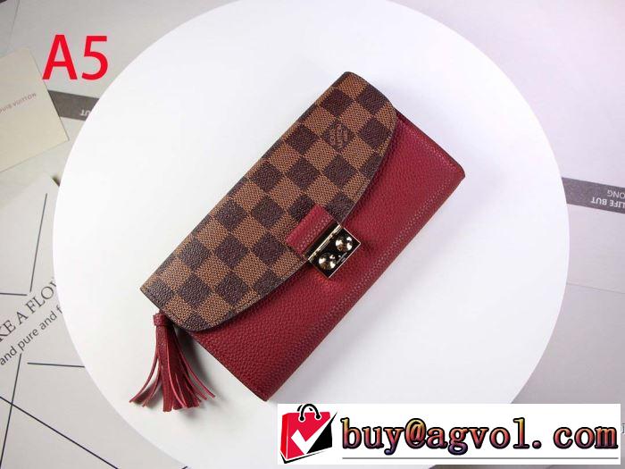 ルイ ヴィトン もちろん相性抜群 LOUIS VUITTON 速報！2019年秋ファッショントレンド 財布/ウォレット 多色可選 優しい色味がかわいい
