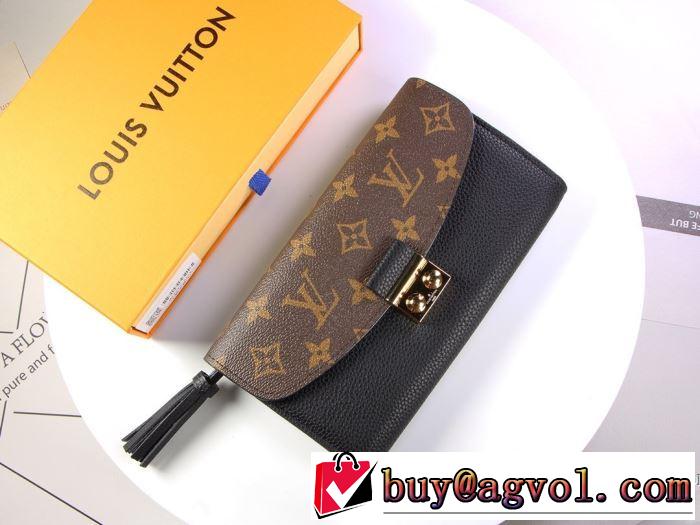 ルイ ヴィトン もちろん相性抜群 LOUIS VUITTON 速報！2019年秋ファッショントレンド 財布/ウォレット 多色可選 優しい色味がかわいい