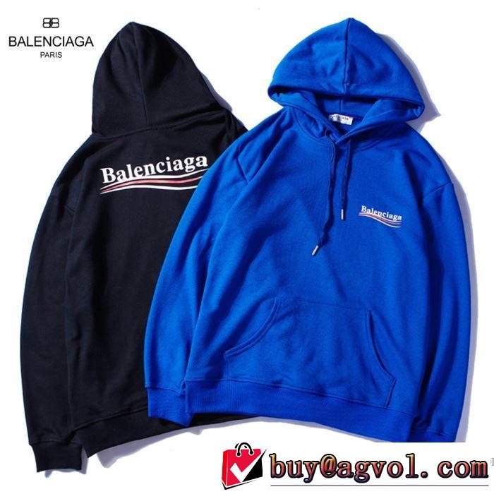オシャレ印象で人気の高い バレンシアガ BALENCIAGA2019年の夏のマスト  パーカー 2色可選 カジュアルさ 