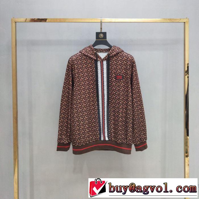 2019春夏は人気定番 パーカー  春夏！大人カジュアル バーバリー BURBERRY 上品な涼やかさある印象に
