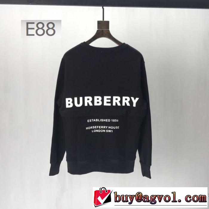 バーバリー BURBERRY おすすめ大人かわいい着こなし 2色可選 プルオーバーパーカー 2019即旬な装いに