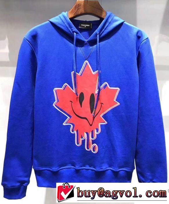 2019年の夏のマスト パーカー ぐっと鮮度がアップ ディースクエアード DSQUARED2 3色可選 さわやか夏スタイル新品