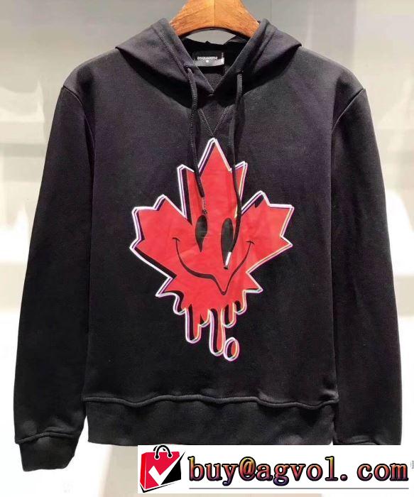 2019年の夏のマスト パーカー ぐっと鮮度がアップ ディースクエアード DSQUARED2 3色可選 さわやか夏スタイル新品