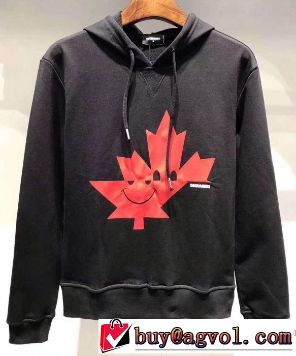 ディースクエアード DSQUARED2  スタイリッシュに新着 2019年春夏のトレンドアイテム  パーカー 3色可選 ちょっと大人の印象