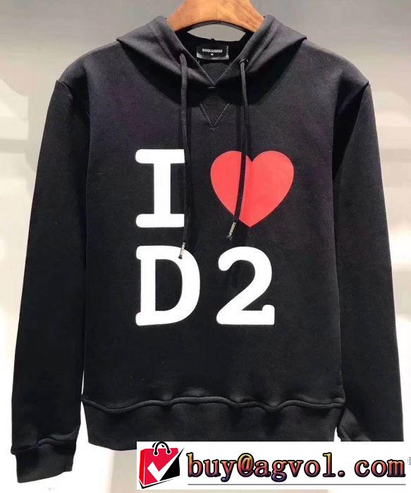 3色可選 デザイン抜群のアイテム パーカー ディースクエアード DSQUARED2 2019年春夏流行ファッション