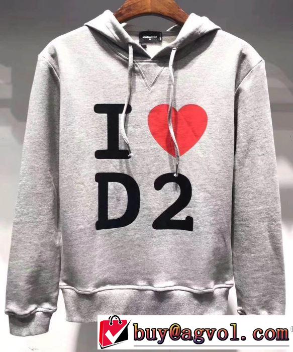 3色可選 デザイン抜群のアイテム パーカー ディースクエアード DSQUARED2 2019年春夏流行ファッション