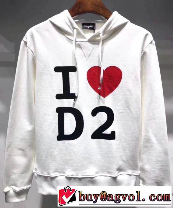 3色可選 デザイン抜群のアイテム パーカー ディースクエアード DSQUARED2 2019年春夏流行ファッション