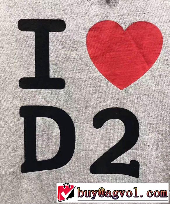 3色可選 デザイン抜群のアイテム パーカー ディースクエアード DSQUARED2 2019年春夏流行ファッション