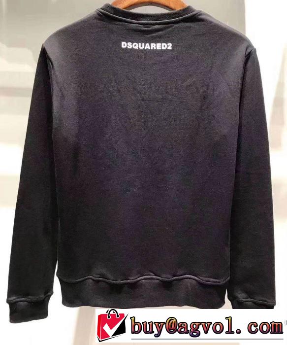 リラックス感のある着こなし パーカー 2019夏ファション新品 ディースクエアード DSQUARED2 春夏のトレンドアイテム 3色可選