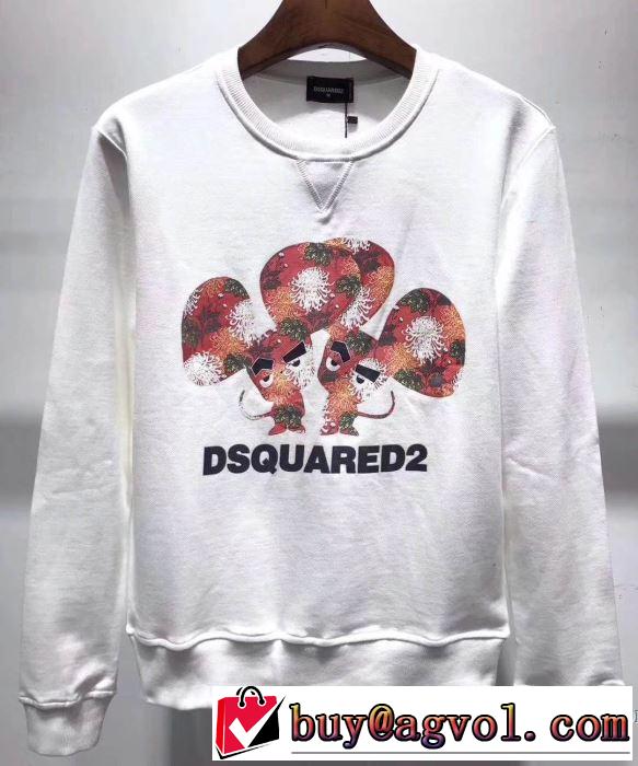 2019春夏の大注目トレンド パーカー ディースクエアード DSQUARED2 大胆なデザイン プルオーバーパーカー3色可選