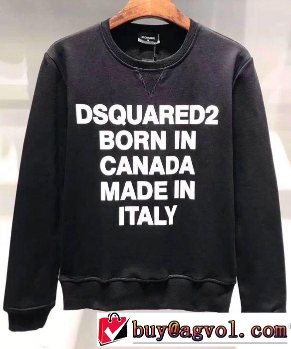 ディースクエアード DSQUARED2  大人っぽいファション感  2019春夏の大注目トレンド プルオーバーパーカー  2色可選