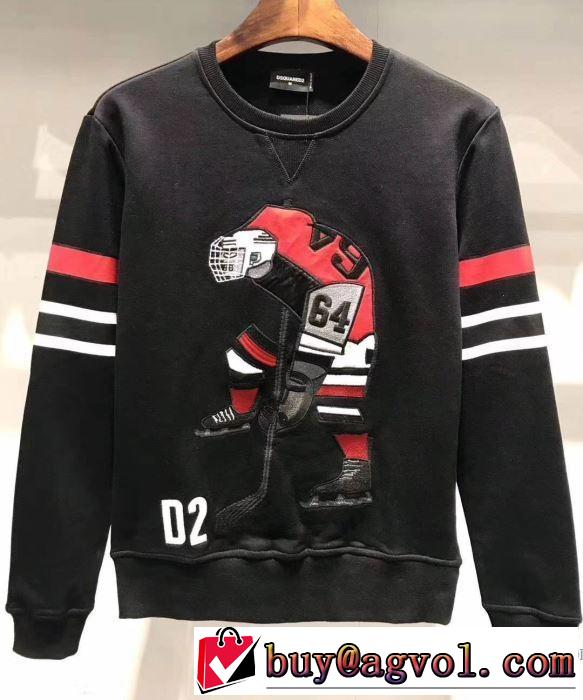 3色可選 大人カジュアル夏ファッション2019 プルオーバーパーカー  ディースクエアード DSQUARED2 甘過ぎず大人な印象に