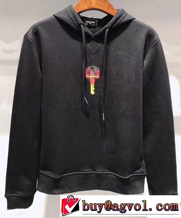 大人カジュアル夏ファッション2019  2色可選 パーカー 今旬のシルエットバランス  ディースクエアード DSQUARED2