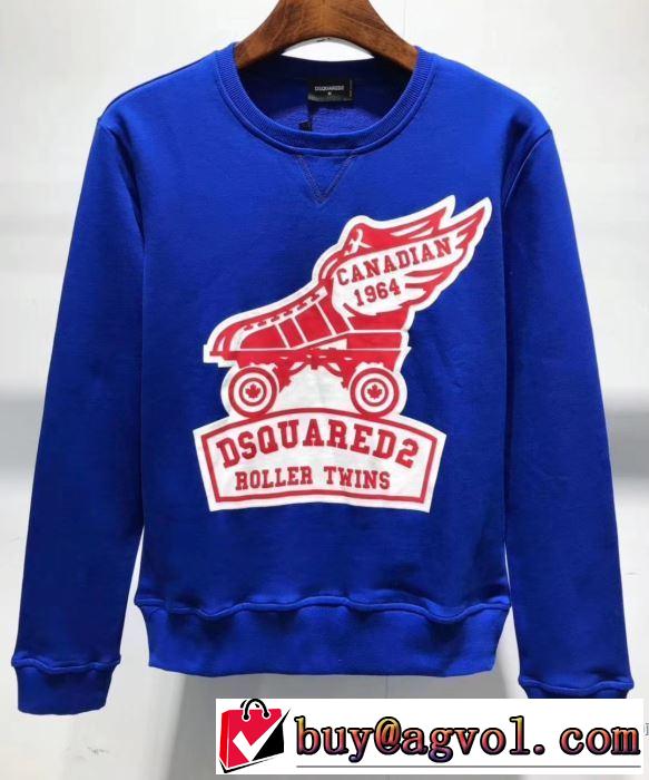 2019SSのトレンド商品  ディースクエアード DSQUARED2爽やかな色合い  2色可選 プルオーバーパーカー 夏キレ味をプラス