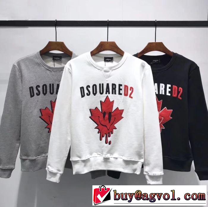 特に夏は人気アイテム   ディースクエアード DSQUARED2 2019SSのトレンド商品 プルオーバーパーカー  3色可選 上品な印象に格上げ