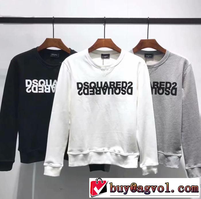 3色可選   ディースクエアード 2019春夏人気トレンドアイテム  DSQUARED2 プルオーバーパーカー オシャレ印象で人気の高い 