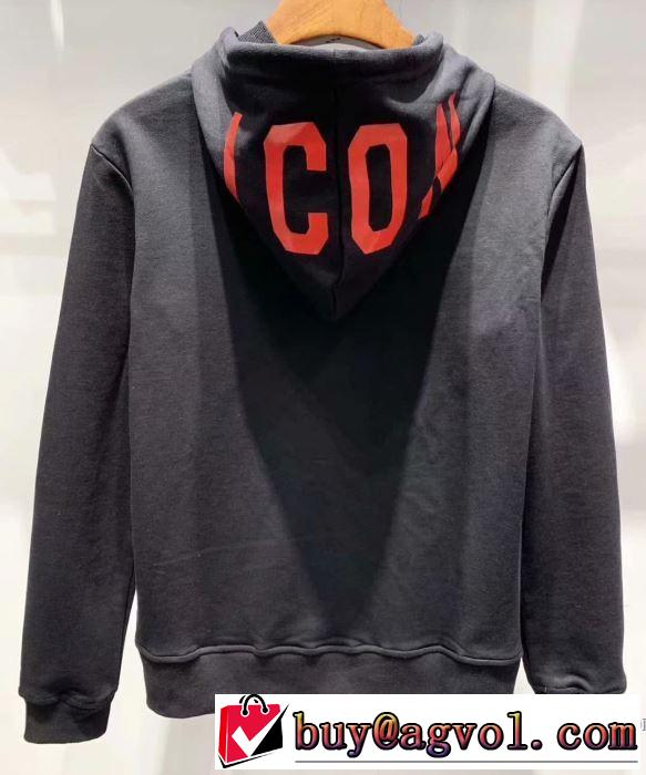2019年の夏のマスト パーカー  ディースクエアード ぐっと鮮度がアップ DSQUARED2 2色可選 夏らしい抜け感を演出し