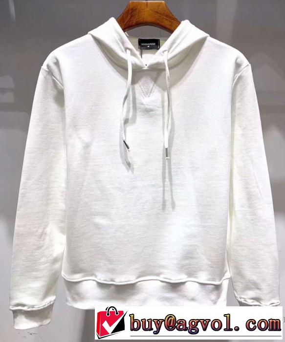 2019年の夏のマスト パーカー  ディースクエアード ぐっと鮮度がアップ DSQUARED2 2色可選 夏らしい抜け感を演出し