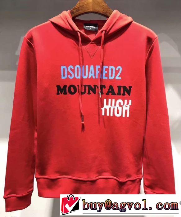 デザイン抜群のアイテム 3色可選  ディースクエアード DSQUARED2 2019年春夏流行ファッション  パーカー