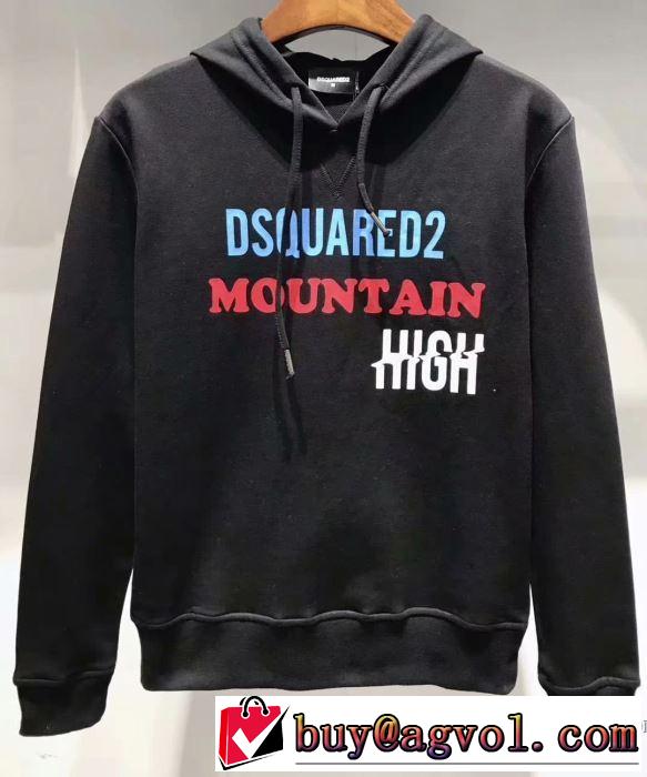 デザイン抜群のアイテム 3色可選  ディースクエアード DSQUARED2 2019年春夏流行ファッション  パーカー