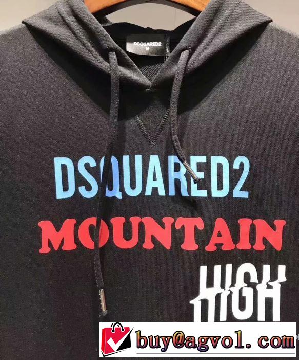 デザイン抜群のアイテム 3色可選  ディースクエアード DSQUARED2 2019年春夏流行ファッション  パーカー